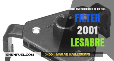 Fuel Filter Wrench Sizes for a 2001 Lesabre