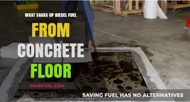 How to Absorb Diesel Spills on Concrete Floors
