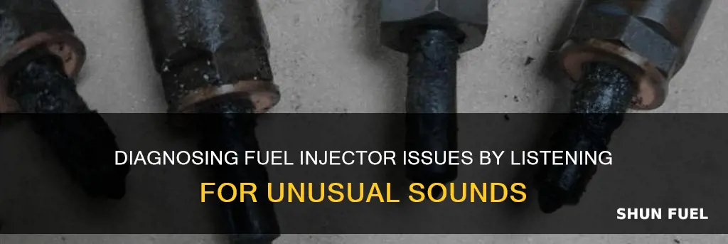 what sound does a bad fuel injector make