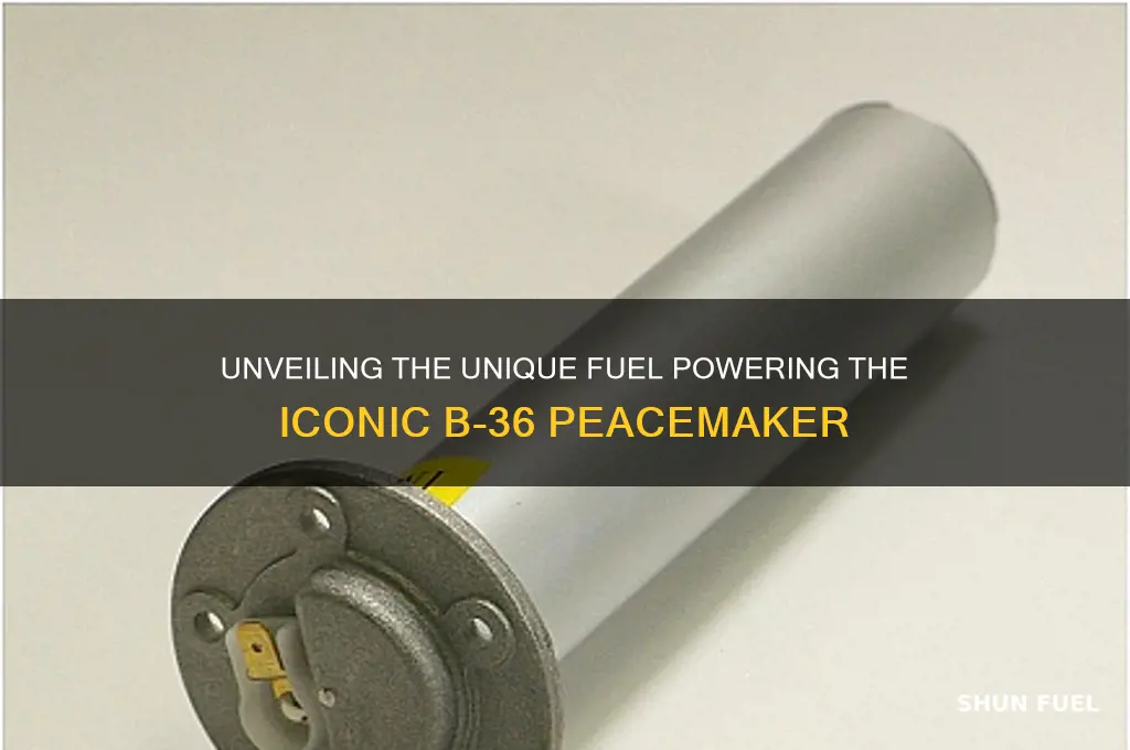 what special fuel did the b36 use