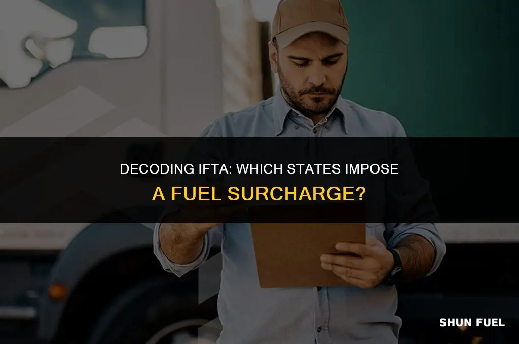 what states fuel surcharge ifta