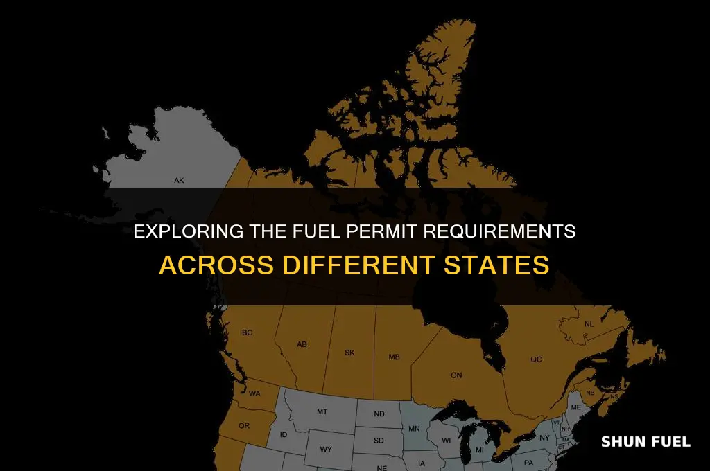 what states require fuel permits