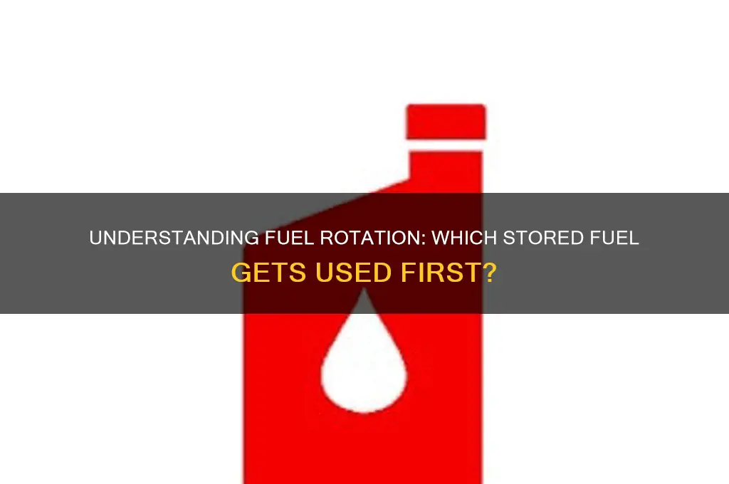 what stored fuel gets used first
