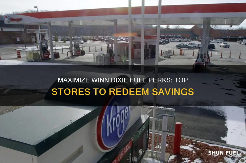 what stores can i use winn dixie fuel perks