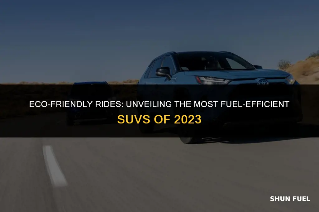 what suv is fuel efficient