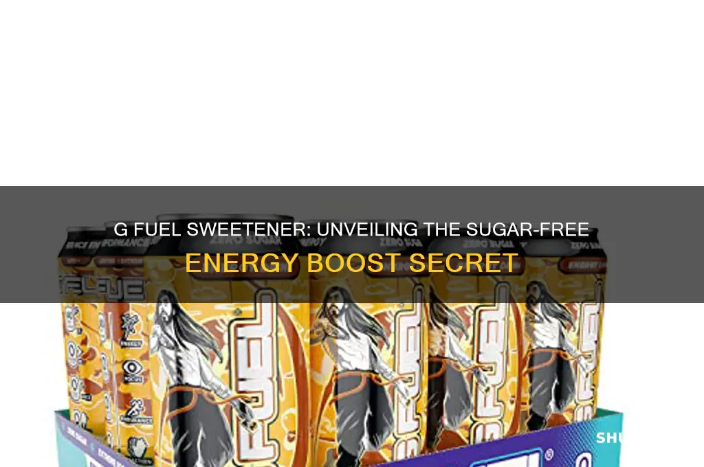 what sweetener does g fuel use