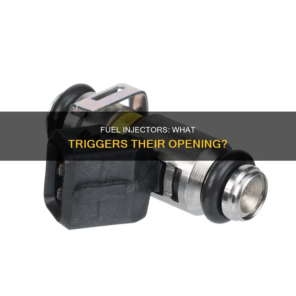 what tells fuel injectors to open