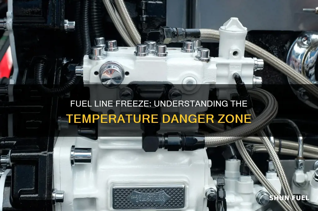 what temp do fuel lines freeze