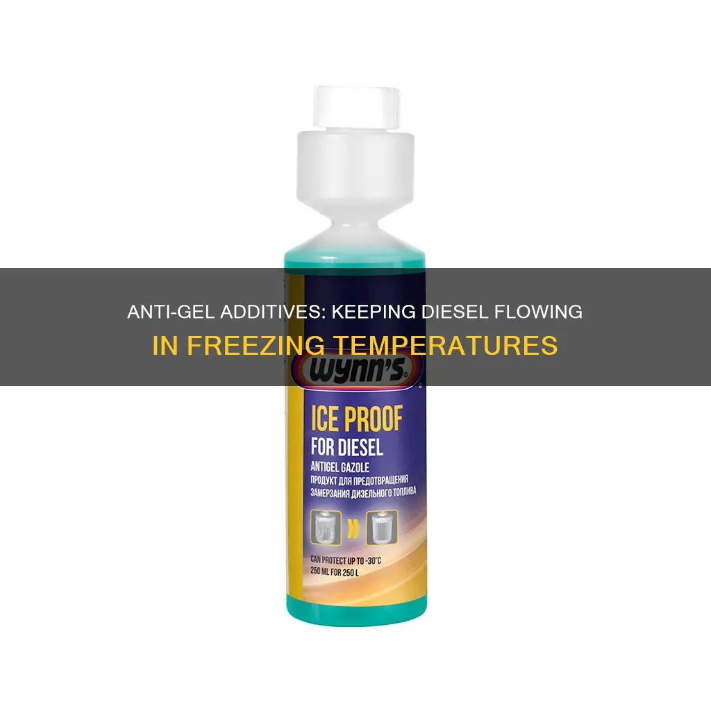 what temp do you use anti gel in diesel fuel