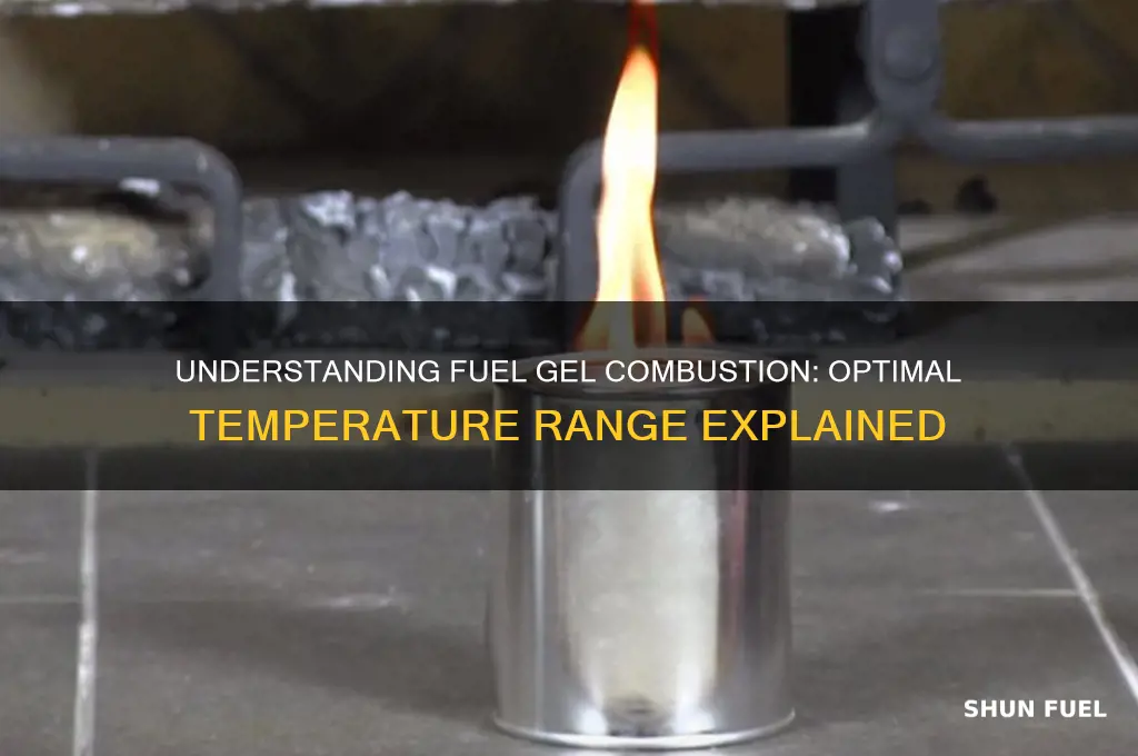 what temp does fuel gel