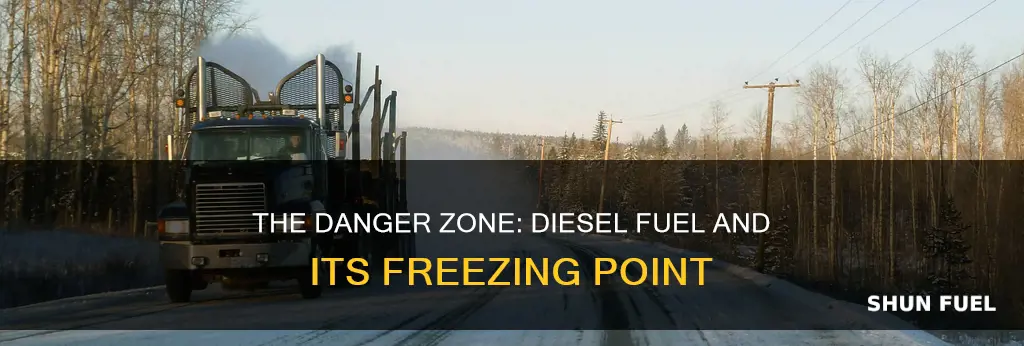what temperature does diesel fuel start to jail