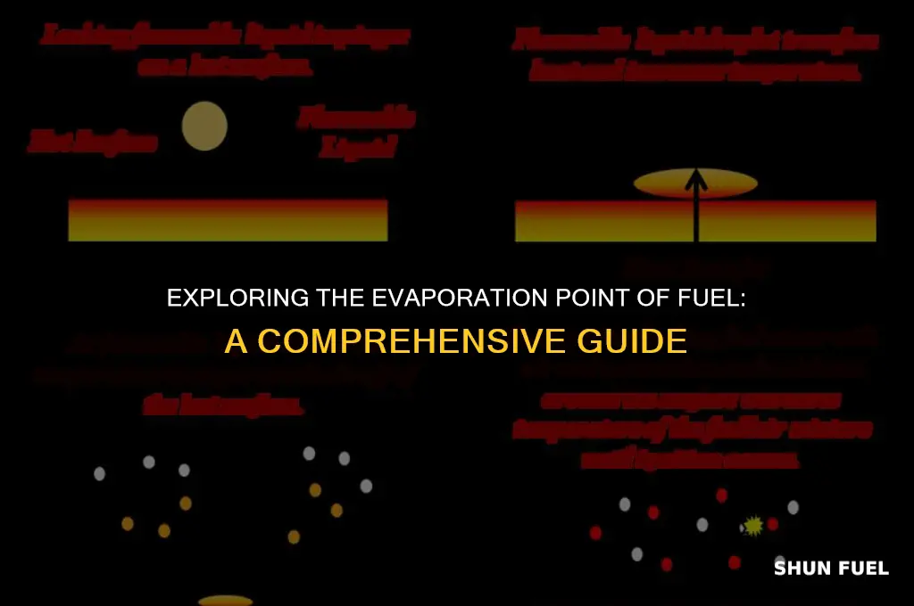 what temperature does fuel evaporate