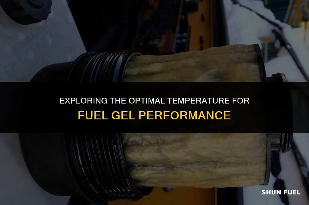 what temperature does fuel gel