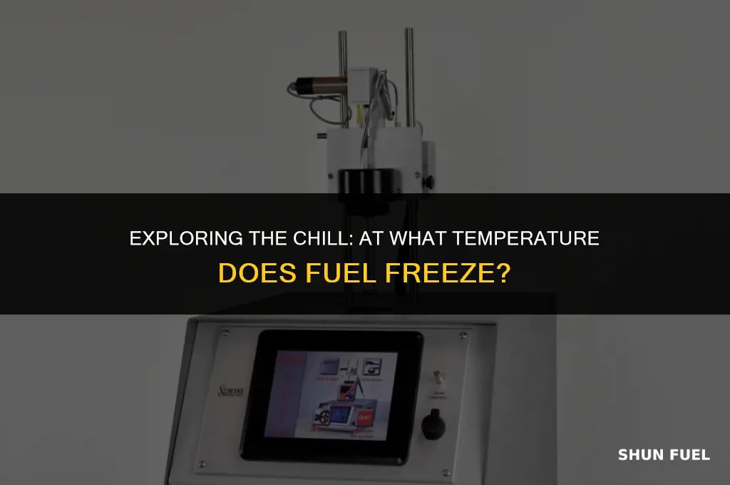 what temperature fuel freezes