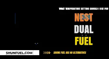 Optimal Nest Dual Fuel Temperature Settings for Energy Efficiency