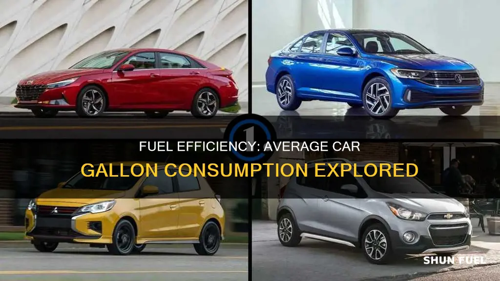 what the average fuel consumption for a car in gallons