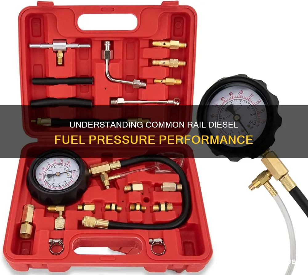 what the fuel pressure in common rail diesel system