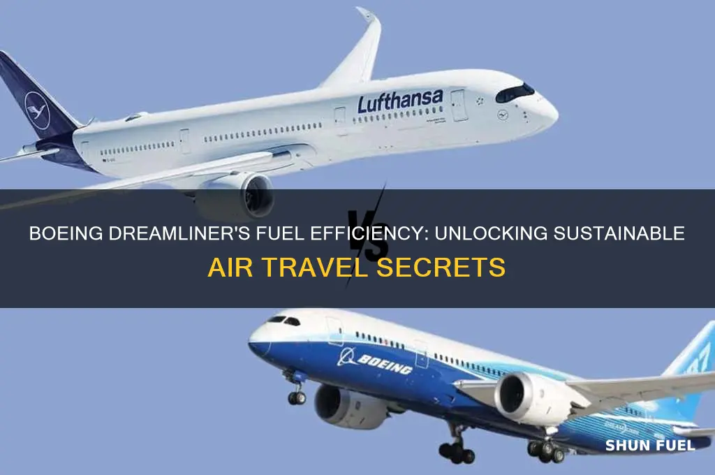 what the fuel use of boeng dreamliner