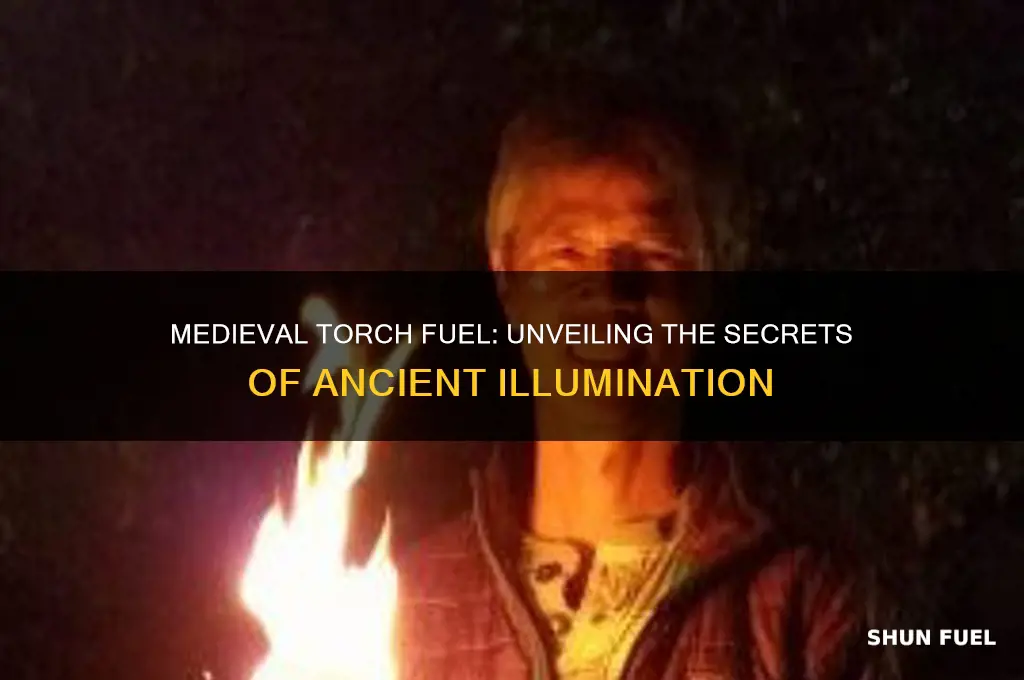 what the fuel used in medieval torches