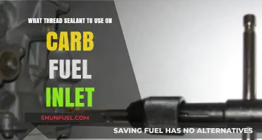 Choosing the Right Thread Sealant for Carb Fuel Inlet Connections