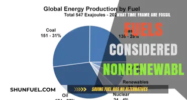 Fossil Fuels: Understanding Their Nonrenewable Nature and Time Frame