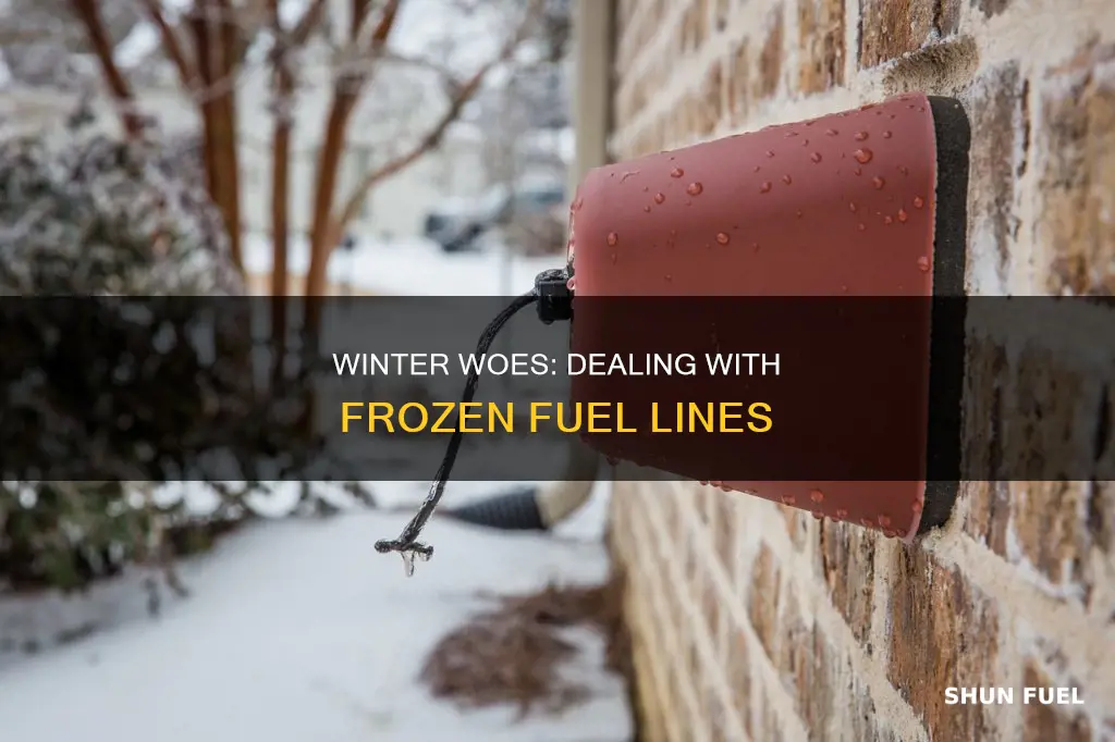 what to do about frozen fuel lines