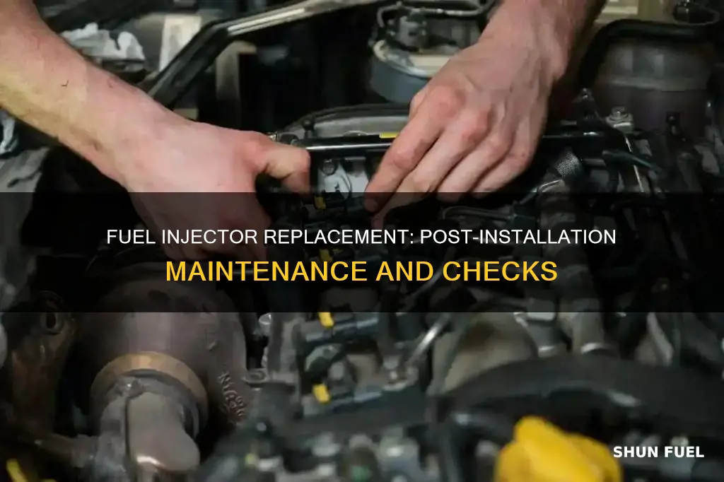 what to do after replacing fuel injectors