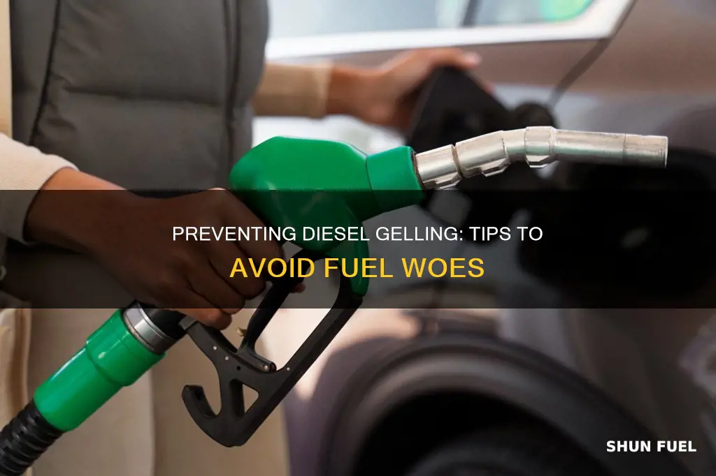 what to do if diesel fuel gels up