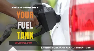 How to Handle Water in Your Fuel Tank