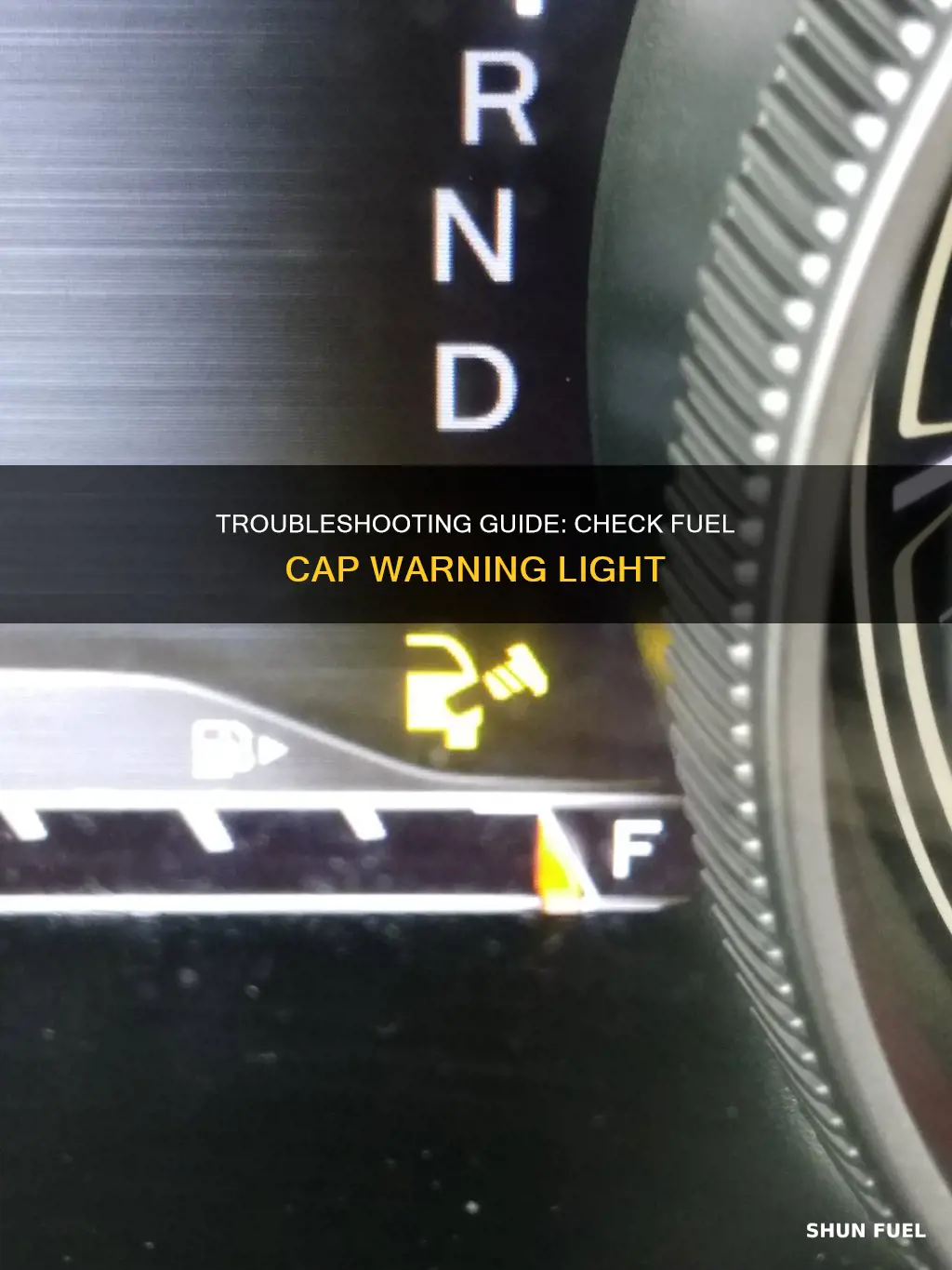 what to do when car says check fuel cap