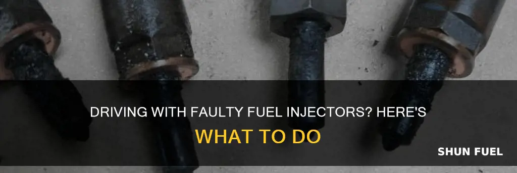 what to do when driving with broke fuel injectors