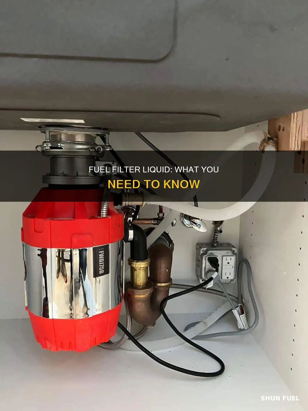 what to do with fuel filter liquid