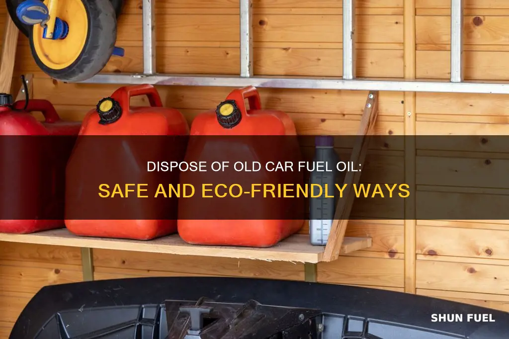 what to do with old car fuel oil