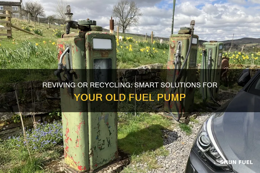 what to do with old fuel pump