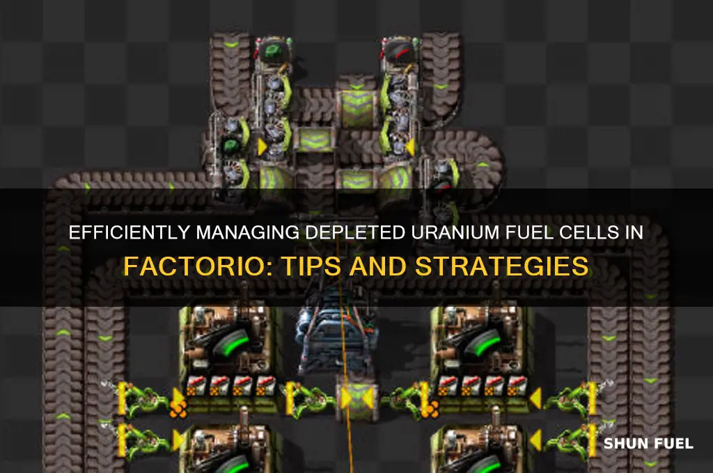 what to do with used up uranium fuel cell factorio