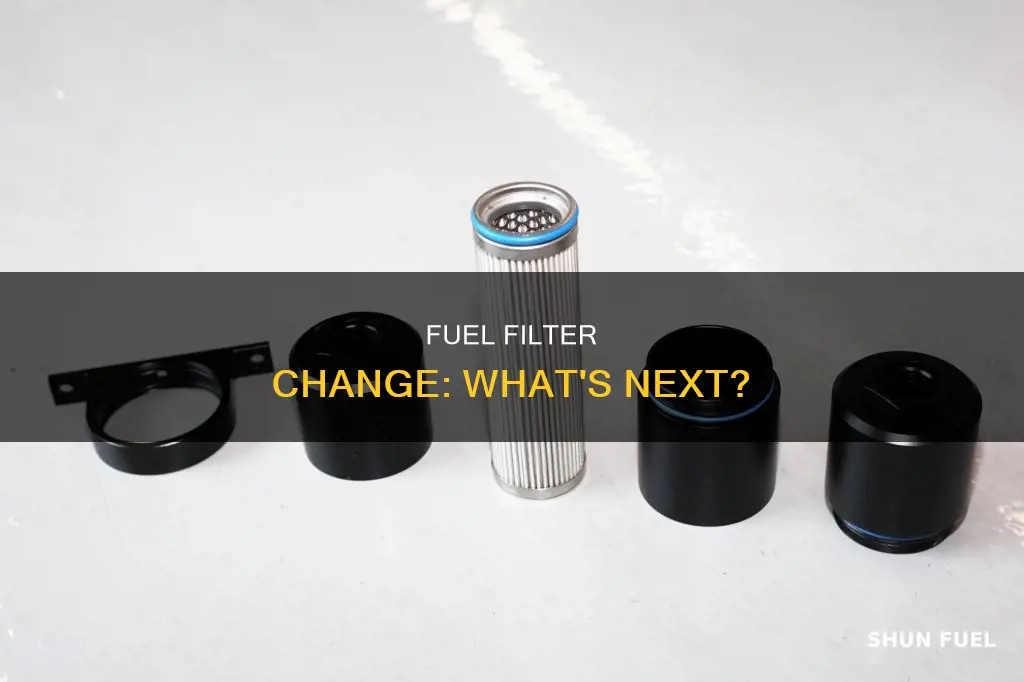 what to expect after changing fuel filter