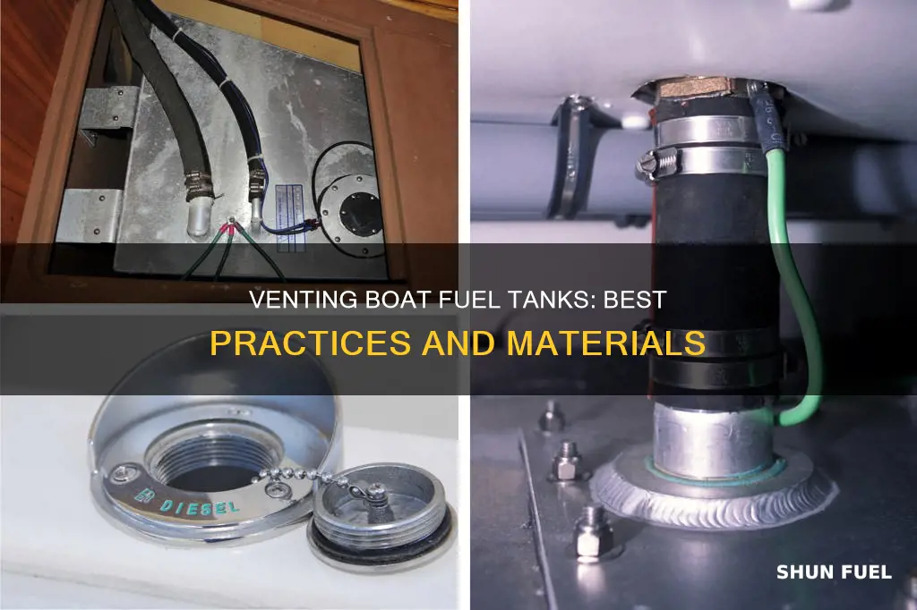 what to use for venting boat fuel tank