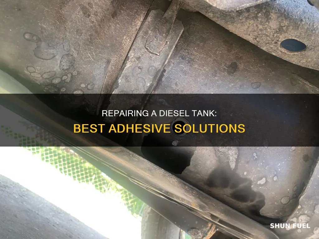what to use to fix a plastic diesel fuel tank