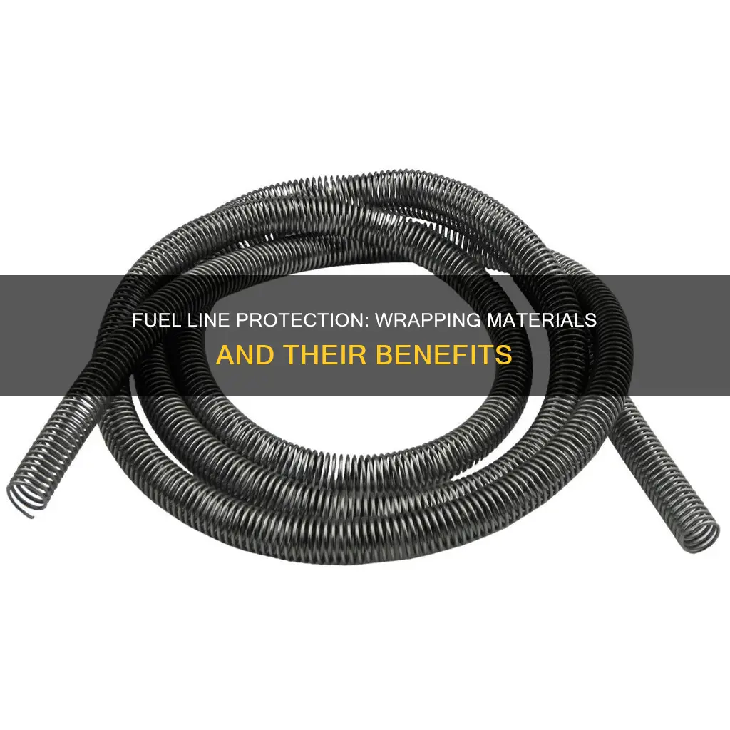 what to use to wrap fuel line with