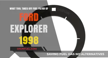 Best Tool Choice for Removing 1998 Ford Explorer Fuel Filter