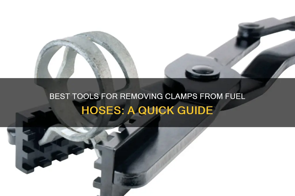 what tool to use to take clamps off fuel hose