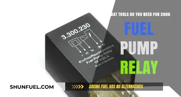Essential Tools for Replacing a 2006 Fuel Pump Relay