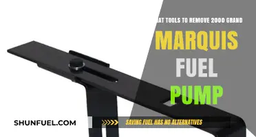 Efficient Tools for Removing a 2000 Grand Marquis Fuel Pump