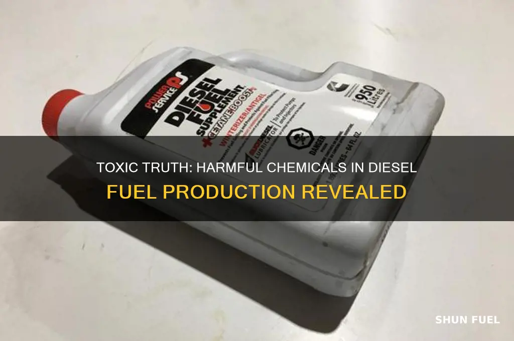 what toxic chemicals are used in making diesel fuel