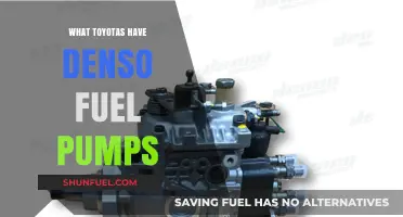 Toyota Models Equipped with Denso Fuel Pumps: A Comprehensive Guide