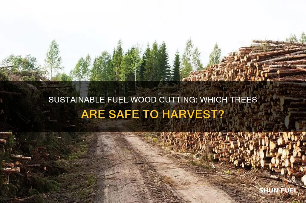 what trees can u cut for fuel wood cutting