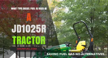 JD1025R Tractor Diesel Fuel Type: A Comprehensive Guide