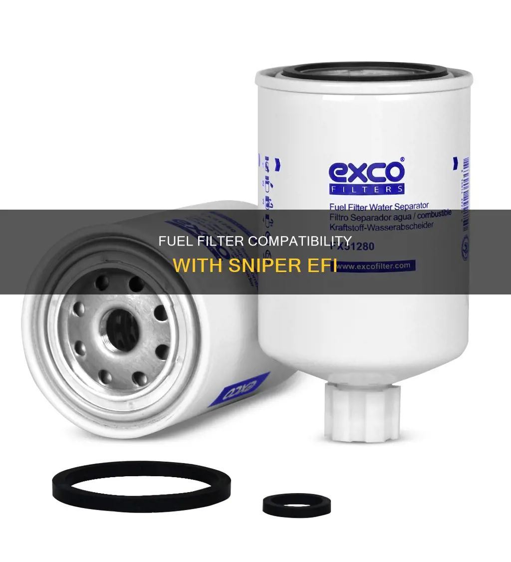 what type fuel filter should i use with sniper efi