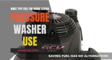 Honda GCV160 Pressure Washer: What Fuel to Use?