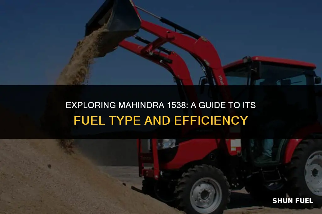 what type fuel mahindra 1538